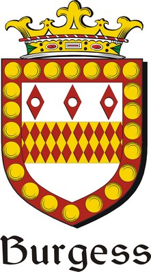Product picture Burgess Family Crest / Irish Coat of Arms Image Download