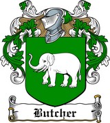 Product picture Butcher Family Crest / Irish Coat of Arms Image Download