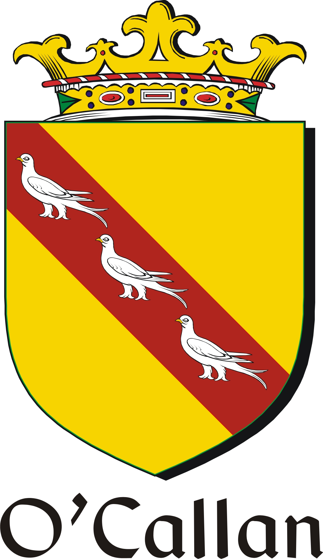 Product picture Callan-O Family Crest / Irish Coat of Arms Image Download