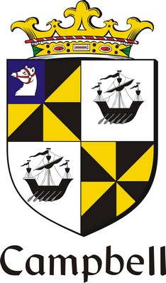 Product picture Campbell Family Crest / Irish Coat of Arms Image Download