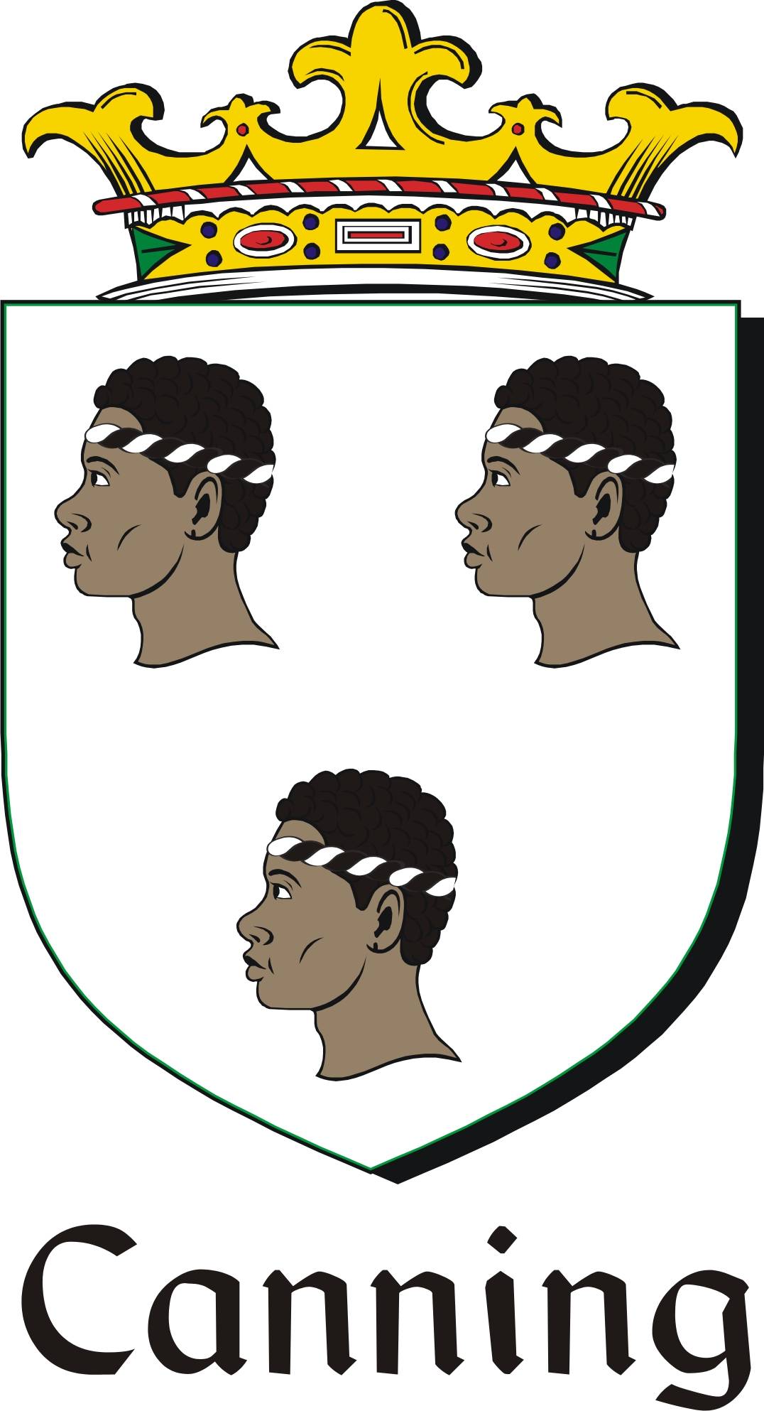 Product picture Canning Family Crest / Irish Coat of Arms Image Download