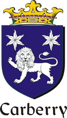 Product picture Carberry Family Crest / Irish Coat of Arms Image Download