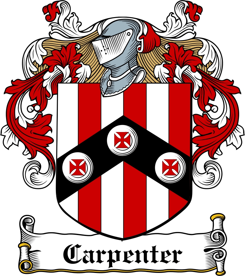 Product picture Carpenter Family Crest / Irish Coat of Arms Image Download