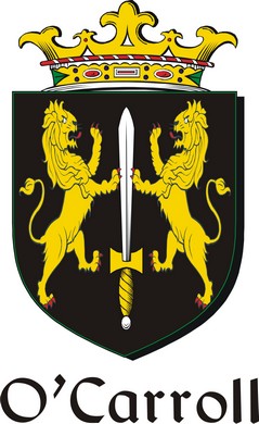 Product picture Carroll-O Family Crest / Irish Coat of Arms Image Download