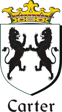 Product picture Carter Family Crest / Irish Coat of Arms Image Download