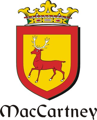 Product picture Cartney-Mac Family Crest / Irish Coat of Arms Image Download