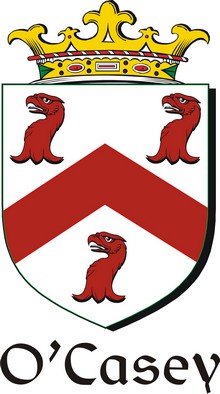 Product picture Casey-O Family Crest / Irish Coat of Arms Image Download
