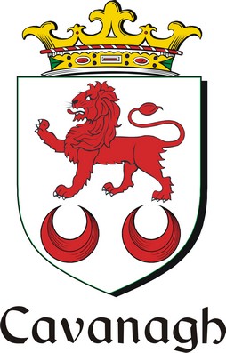Product picture Cavanagh Family Crest / Irish Coat of Arms Image Download