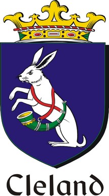 Product picture Cleland Family Crest / Irish Coat of Arms Image Download