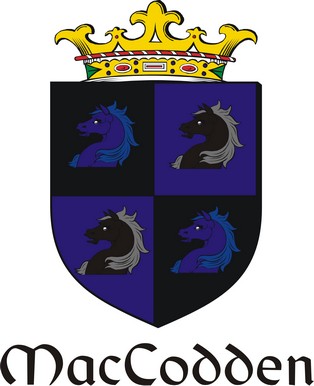 Product picture Codden-Mac Family Crest / Irish Coat of Arms Image Download