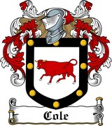 Product picture Cole Family Crest / Irish Coat of Arms Image Download