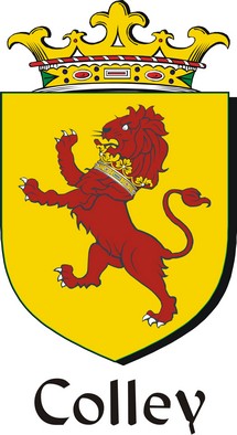 Product picture Colley Family Crest / Irish Coat of Arms Image Download