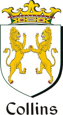 Product picture Collins Family Crest / Irish Coat of Arms Image Download