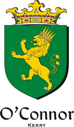 Product picture Connor-O-Kerry Family Crest / Irish Coat of Arms Image Download