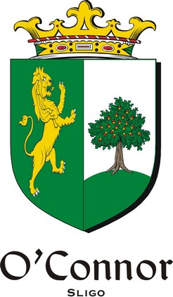 Product picture Connor-O-Sligo Family Crest / Irish Coat of Arms Image Download