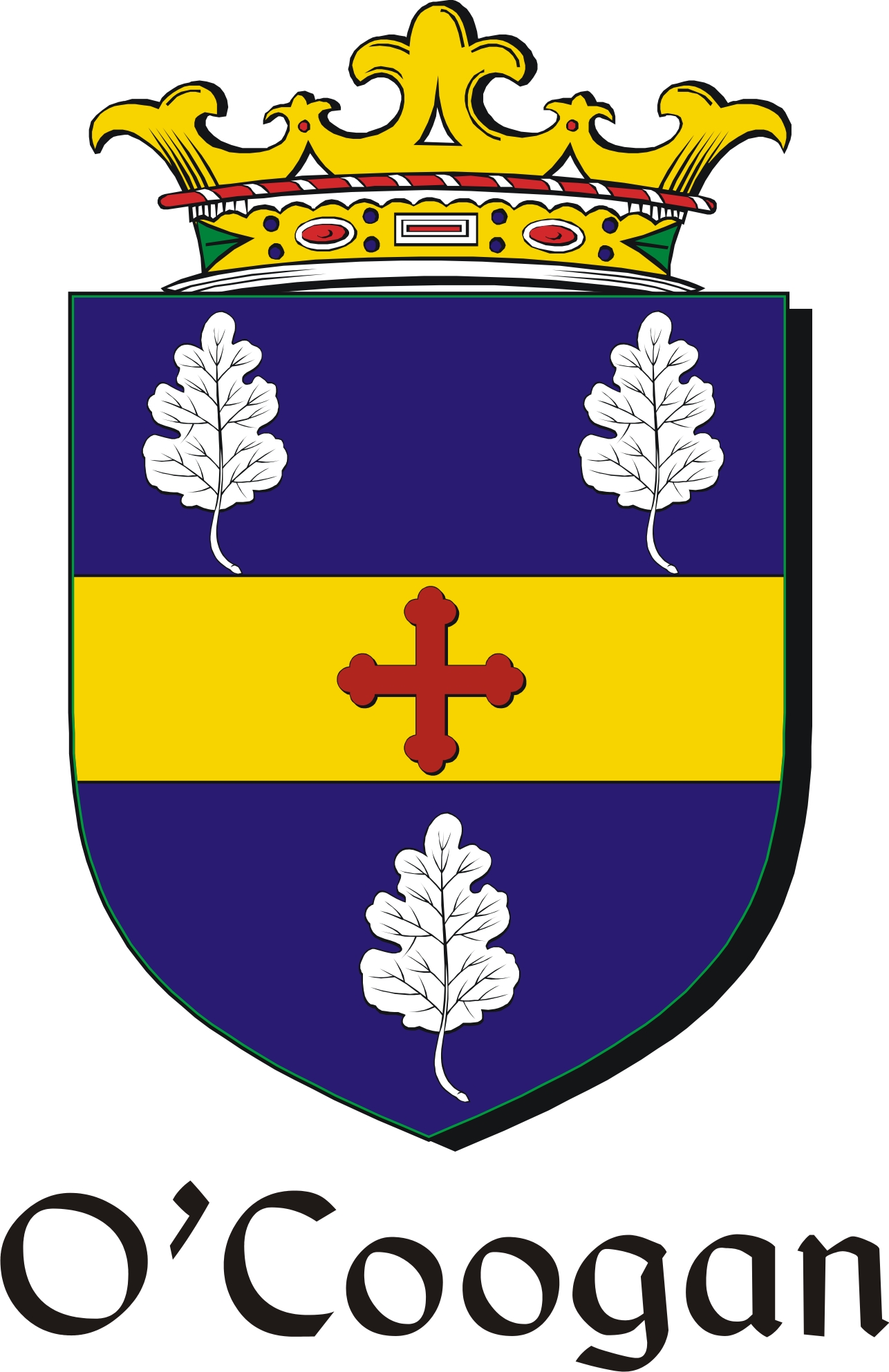 Product picture Coogan-O Family Crest / Irish Coat of Arms Image Download