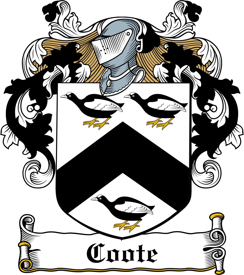 Product picture Coote Family Crest / Irish Coat of Arms Image Download