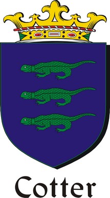 Product picture Cotter Family Crest / Irish Coat of Arms Image Download