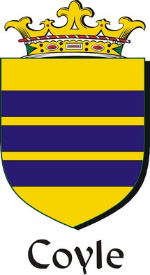 Product picture Coyle Family Crest / Irish Coat of Arms Image Download