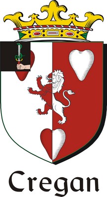 Product picture Cregan Family Crest / Irish Coat of Arms Image Download