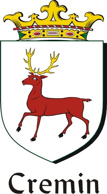 Product picture Cremin Family Crest / Irish Coat of Arms Image Download