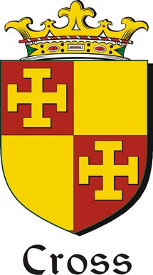 Product picture Cross Family Crest / Irish Coat of Arms Image Download