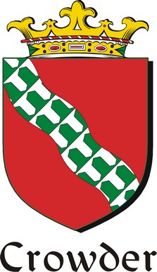 Product picture Crowder Family Crest / Irish Coat of Arms Image Download