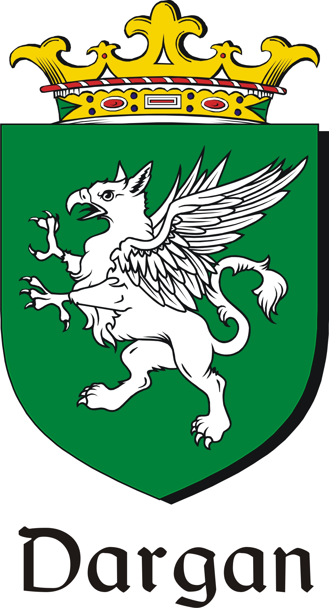 Product picture Dargan Family Crest / Irish Coat of Arms Image Download