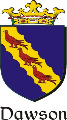 Product picture Dawson Family Crest / Irish Coat of Arms Image Download