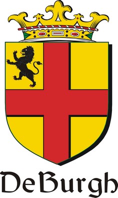 Product picture DeBurgh Family Crest / Irish Coat of Arms Image Download