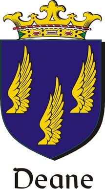 Product picture Deane Family Crest / Irish Coat of Arms Image Download