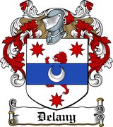 Product picture Delany Family Crest / Irish Coat of Arms Image Download