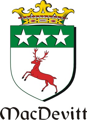 Product picture Devitt-Mac Family Crest / Irish Coat of Arms Image Download