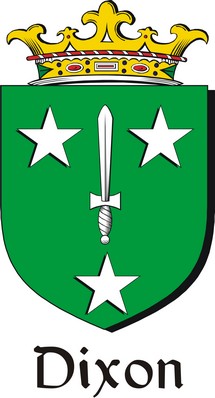 Product picture Dixon Family Crest / Irish Coat of Arms Image Download