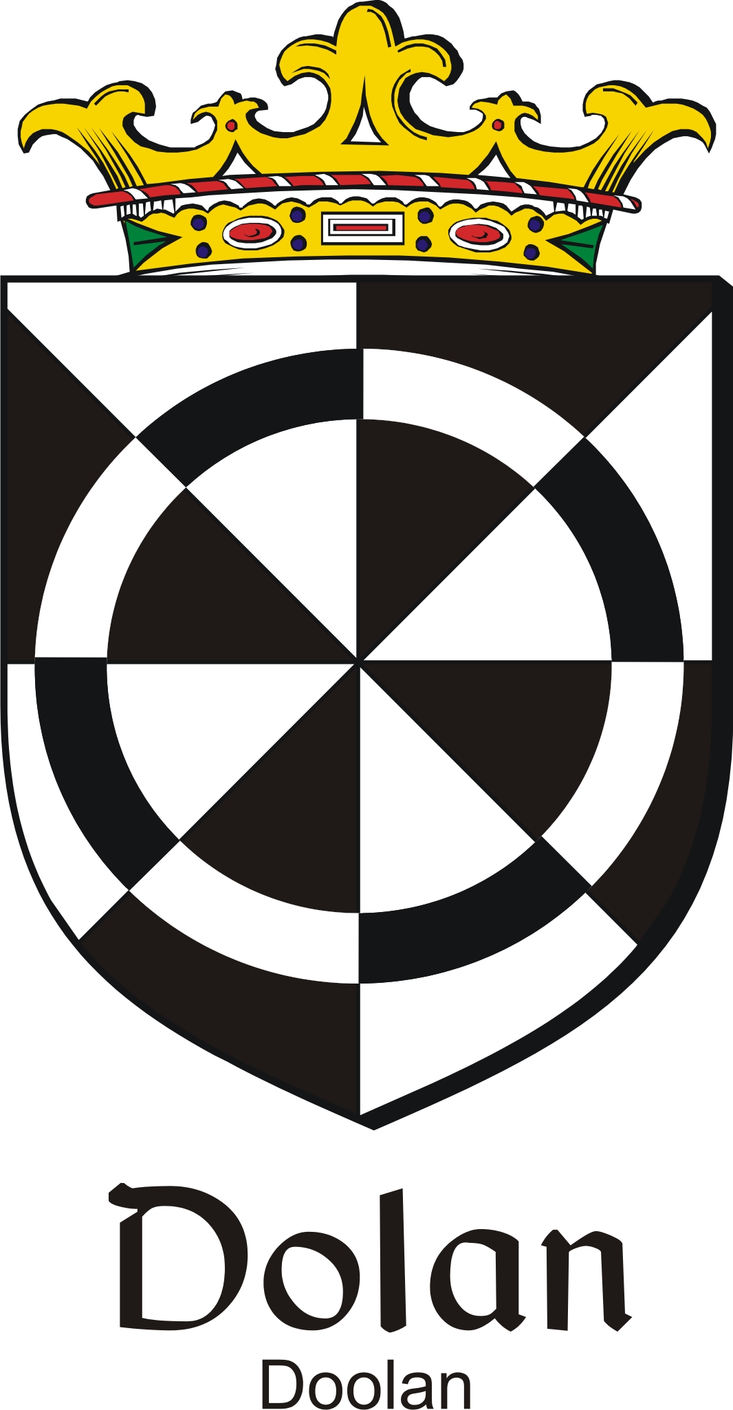 Product picture Dolan Family Crest / Irish Coat of Arms Image Download