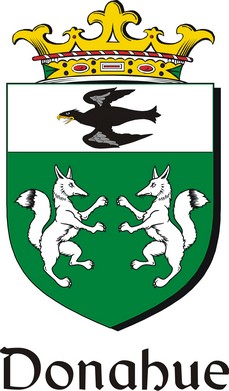 Product picture Donahue Family Crest / Irish Coat of Arms Image Download