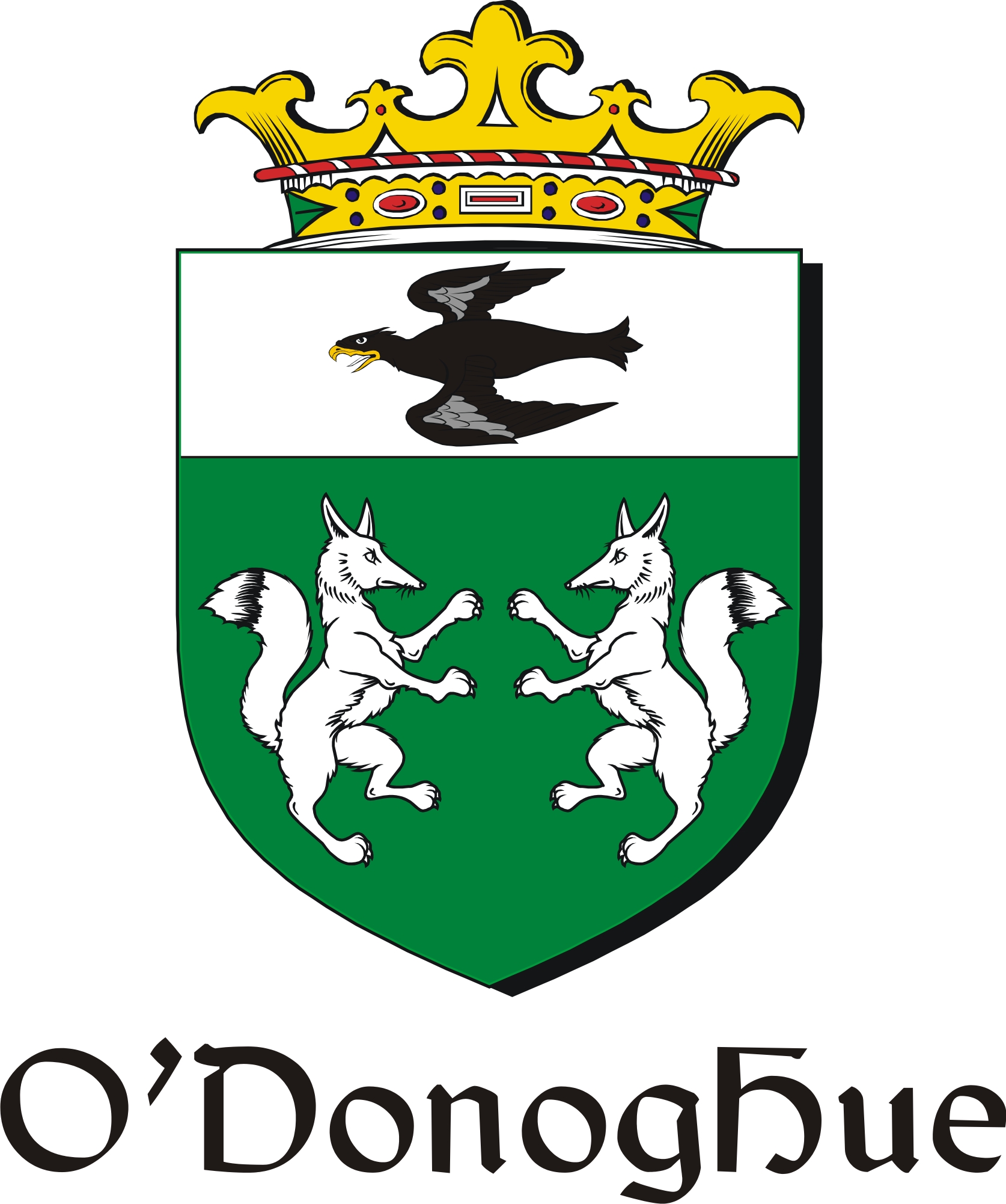 Product picture Donoghue-O Family Crest / Irish Coat of Arms Image Download