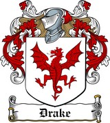 Product picture Drake Family Crest / Irish Coat of Arms Image Download