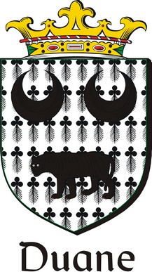 Product picture Duane Family Crest / Irish Coat of Arms Image Download