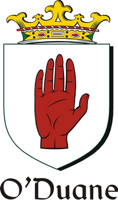 Product picture Duane-O Family Crest / Irish Coat of Arms Image Download