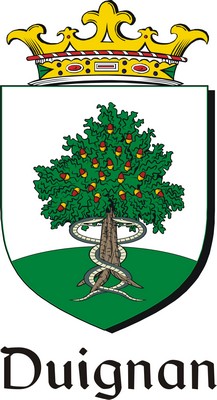Product picture Duignan Family Crest / Irish Coat of Arms Image Download