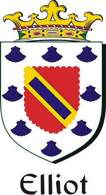 Product picture Elliot Family Crest / Irish Coat of Arms Image Download