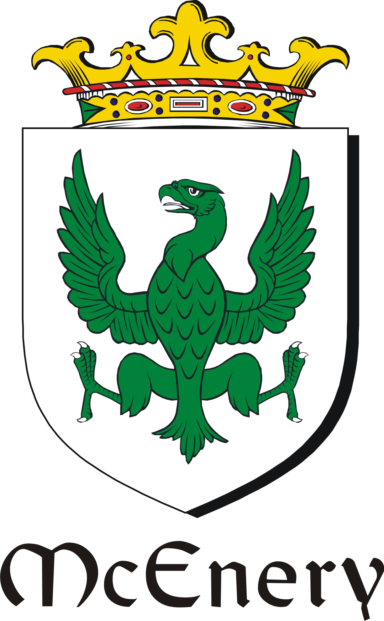 Product picture Enery-Mc Family Crest / Irish Coat of Arms Image Download