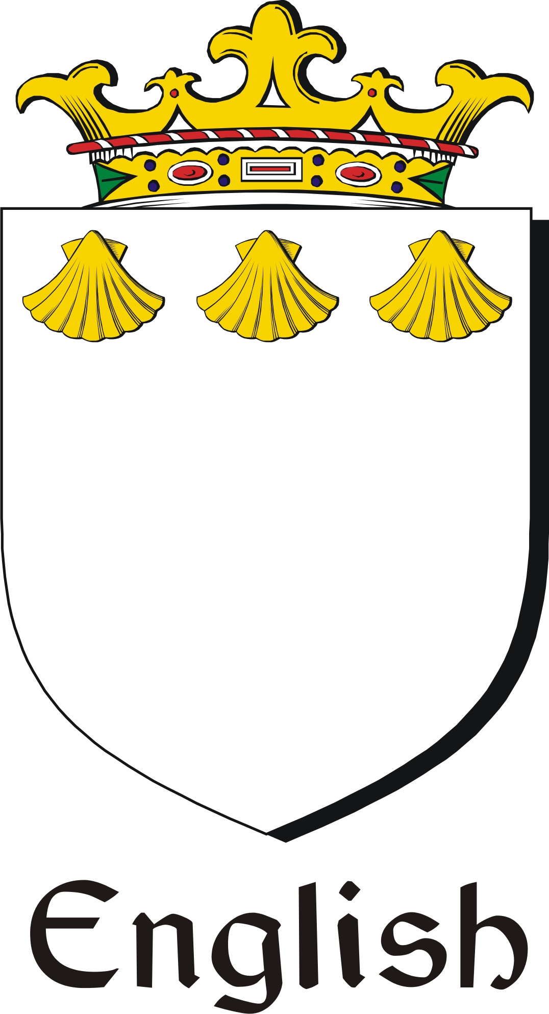 Product picture English Family Crest / Irish Coat of Arms Image Download