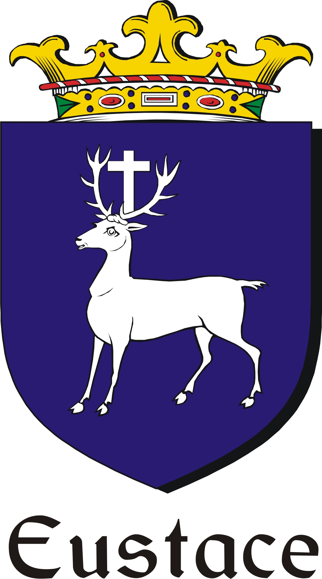 Product picture Eustace Family Crest / Irish Coat of Arms Image Download