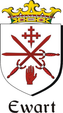 Product picture Ewart Family Crest / Irish Coat of Arms Image Download