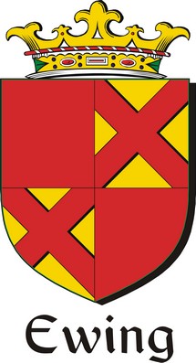 Product picture Ewing Family Crest / Irish Coat of Arms Image Download