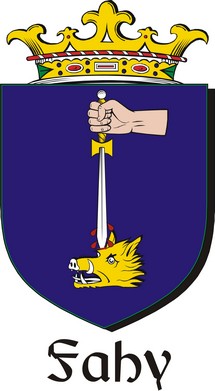 Product picture Fahy Family Crest / Irish Coat of Arms Image Download
