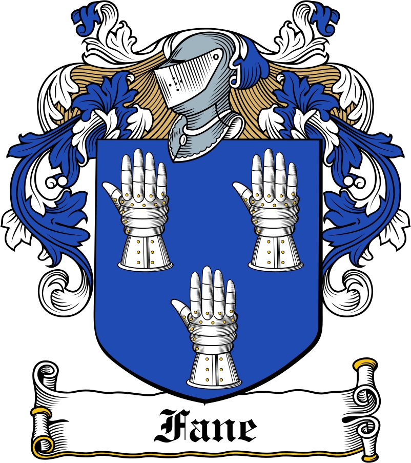 Product picture Fane Family Crest / Irish Coat of Arms Image Download