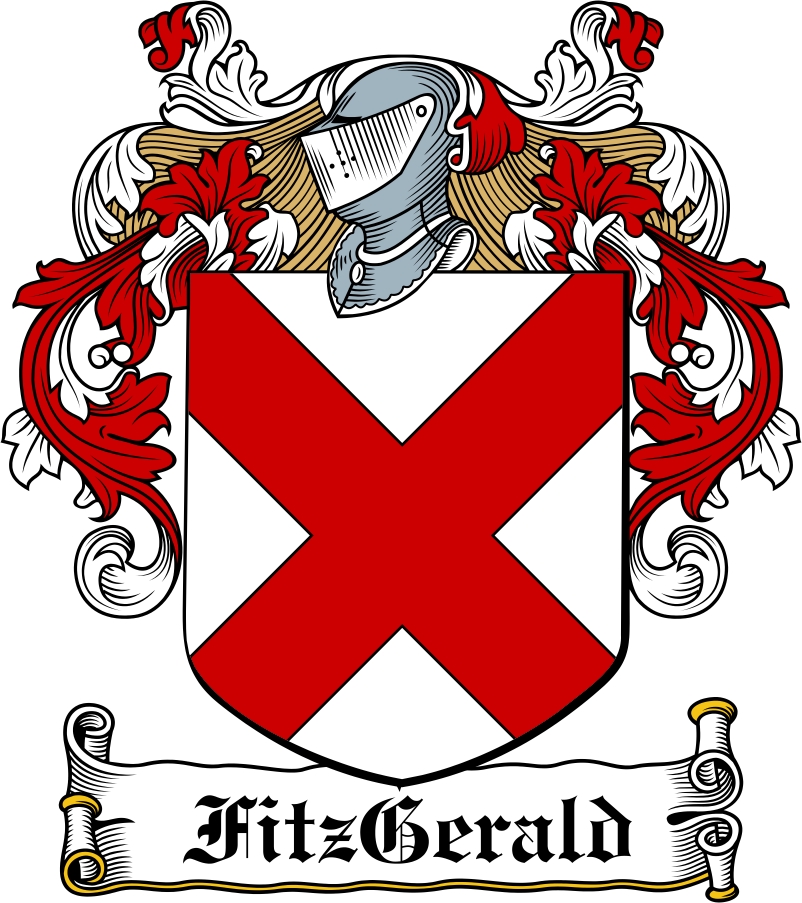 Product picture Fitz-Gerald Family Crest / Irish Coat of Arms Image Download